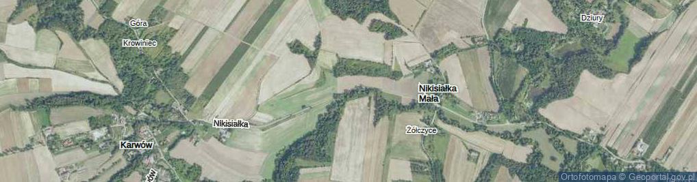 Zdjęcie satelitarne Nikisiałka Mała ul.